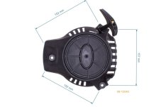 ND GP Kompletný štartér pre čínske kosačky s objemom motora 99 cm3, 08-12040