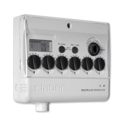 Riadiaca jednotka Claber 8058 Multipla, 6 zónová 220/24V, LCD
