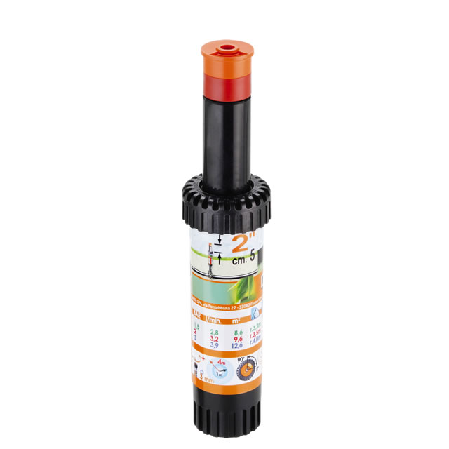 Výsuvný sprayový postrekovač s tryskou Claber 90095, 90°, výsuv 5 cm (m23)