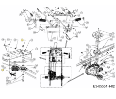 MTD, Cub Cadet matica 3/8-16 Nylon (držiak kolesa platformy) - 712-04065