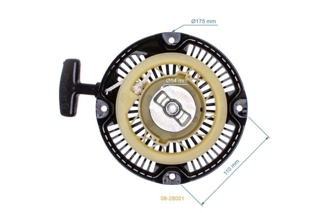 Komplett indítószerkezet Robin Subaru EY20, EY15 generátorokhoz, 227-50811-10, 227-50211-00, 227-50211-01, 227-50405-00, 282-50211-00