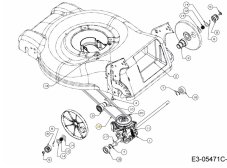 Trapézszíj 3Lx30.87 MTD 754-04121