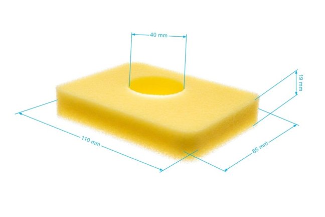 ND GP Vzduchový filter 110 mm x 83 mm x 21 mm pre motory Briggs & Stratton série 450E, 500E, 550E, 575E,  799579