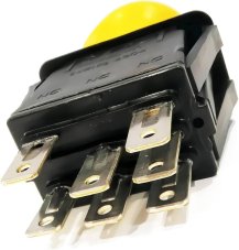 Spínač kosenia, žlty pre záhradný traktor MTD 725-3233A