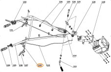 ND GUDE Bezpečnostná páka spätného chodu, GF 1050-5, GF 1350-7.8, 5506, 5507, 05506-01109 (55b)