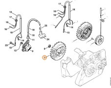 Zotrvačník pre reťazovú pílu STIHL MS 260, MS 240, 1121 400 1201