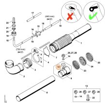 ND STIHL Dávkovač *4001 pre rosič SR 400, SR 420, SR 340, 4203 708 4003