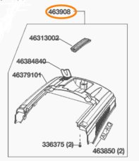 ND AL-KO Kôš Comfort 34 E, horný, 463908