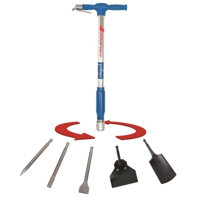 Pneumatic multifunction tool 5 in 1 Scheppach AERO 2 SPADE