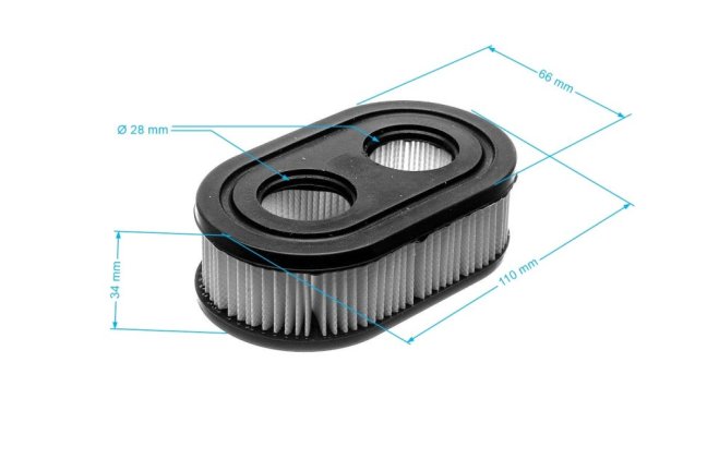 ND GP Vzduchový filter pre motory / kosačku / kultivátor BRIGGS&STRATTON SPRINT SERIA 500, 593260, 3-950