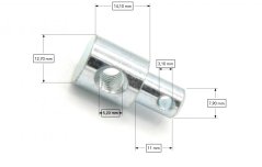 Nastavovacia objímka pre záhradný traktor MTD, RIWALL 711-0736