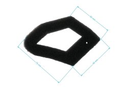 ND GP Vzduchový filter pre krovinorezy Honda GX35 HHT35S, 17211ZOZ000