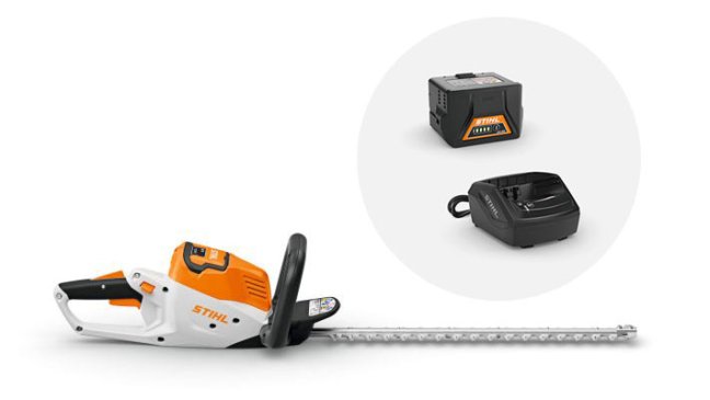Akumulátorový plotostrih STIHL HSA 50 set, 1x aku AK 10 a nabíjačka
