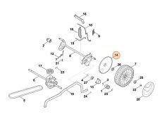 ND STIHL / VIKING Kryt pre kosačku RM 448 T/TX/PC, 6338 704 3600