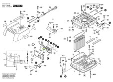 Vacuum cleaner shaft for BOSCH GAS 25 and GAS 50, 1 609 203 W42