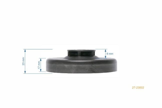 Kuplungdob 3/8″, 6 fogú MAKITA DCS33, DCS340, DCS341, DCS342, DCS344, DCS400, DCS401, DE3435 láncfűrészekhez, 028223316