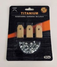 BLADES FOR HUSQVARNA GARDENA ROBOTIC LAWN MOWERS 35mm TITAN - SET OF 30 pcs EVEREST