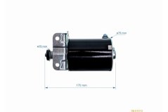 ND GP Elektrický štartér pre motory Briggs & Stratton John Deere Cub Cadet 1972-2002 7,0 PS - 18,0 PS, 390838, 391423, 392749, 394805, 491766, 497594
