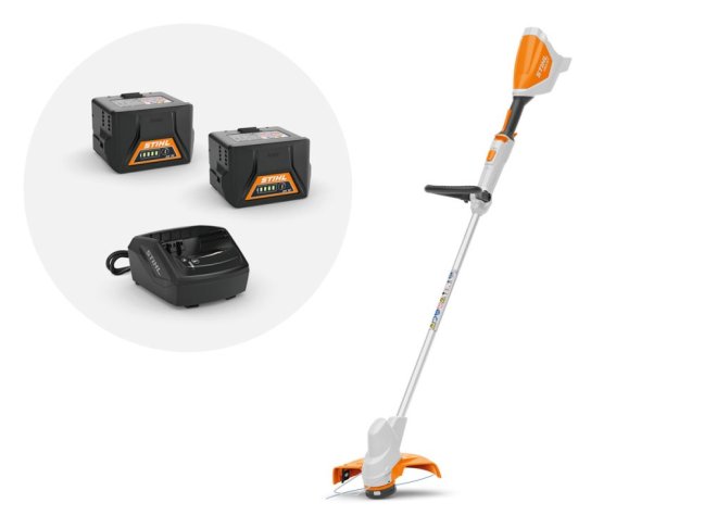 Akumulátorový vyžínač STIHL FSA 57 set 2x aku AK 10 a nabíjačka