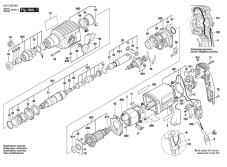 Puzdro vŕtacieho kladiva BOSCH GBH 2-22 S, GBH 2-22 E, GBH 2-22 RE, GBH 2-23 REA, GBH 2-23 E, GBH 2200, 1 610 502 012