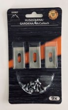 BLADES FOR HUSQVARNA GARDENA ROBOTIC LAWN MOWERS 35mm NEW - SET OF 9 pcs EVEREST