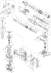ND MAKITA Tool Holder HM0860C, HM0870C, HM0871C, 324387-9