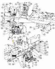 Koło pasowe wariatora auto drive do traktorka ogrodowego MTD 656-05011