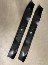 107 cm mower blade set for CUB CADET LT/XT garden tractor, 2× 742-0616A, 1111-M6-0151