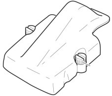 Kompletný kryt MAKITA / DOLMAR 109, 110, 111, 115, PS52, PS540, 020118121