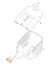 ND STIHL / VIKING Čap zberného koša pre kosačku RM 448, RMA 235, 6375 703 9010