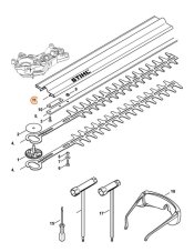 ND STIHL Ochranný kryt 450mm pre plotostrih, HS 45, 4228 790 9200