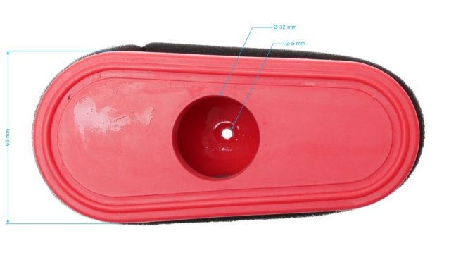 ND LONCIN Vzduchový filter 145 mm x 60 mm pre motory LC1P70FA, 180130289-0001