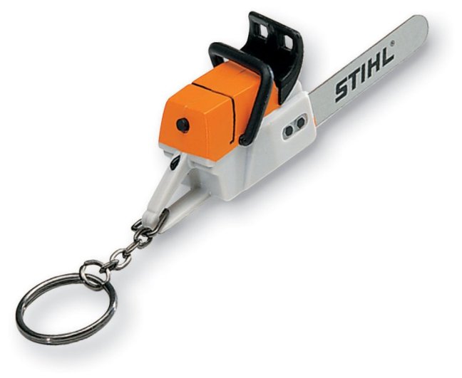 Prívesok na kľúče reťazová píla so zvukom STIHL, 0420 960 0003
