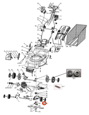 ND HECHT Predné koleso pre kosačku HECHT 5556 od 2018, 5556000851