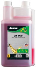 Keverékolaj 2 ütemű motorokhoz API-TC minősítéssel, 1 literes adagoló palack ARNOLD/MTD.