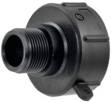 Adaptér na IBC nádrž, závit S60x6 na G vonkajší závit S60x6 x G 1" M (9c)