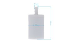 ND GP Palivový filter 5,7mm Porex pre motorové píly krovinorezy a ďalšiu dvojtaktnú záhradnú techniku, 532443201