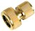 Hose connector 3/4" brass HECHT 08029C