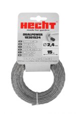 Žacia struna HECHT okruhlá s jadrom 2,4 mm x 15 m DUAL POWER