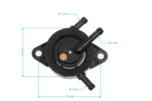Palivové čerpadlo pre kosačky a motory BRIGGS & STRATTON, HONDA, KAWASAKI, KOHLER, 491922, 691034, 692313, 808492, 808656