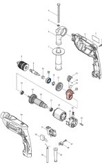 ND MAKITA Držiak spojky HP1620, HP1621, HP1621F, HP1640,HP1641,HP1641F, 141165-0 (70d)