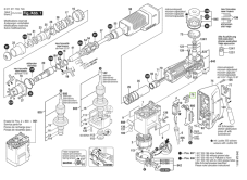 ND BOSCH Ovládacia páka GSH 10 C, GSH 11 E, MH 10-SE, 1 612 026 049