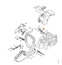 Vezérműtengely STIHL MS 211, MS 171, MS 181 láncfűrészhez, 1139 182 0900