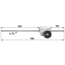 Prevodovka pre kosačku AL-KO 470 Br Vario, silver 520, 460352