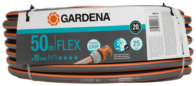 Hadica GARDENA Comfort FLEX 9 x 9 (3/4") 50 m bez armatúr, 18055-20