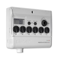 Riadiaca jednotka Claber 8058 Multipla, 6 zónová 220/24V, LCD