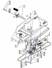 MTD 754-0492 típusú kerti traktor hosszú élettartamú szíjja