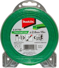 Žacia struna MAKITA špirálová v tvare štvorlístku 2mm, 15m, E-01769