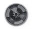 Anti-scalp wheel for MTD garden tractor, 734-04155