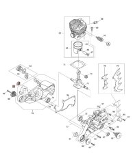 Těsnicí kroužek 15 × 24 × 7 mm pro řetězovou pilu MAKITA / DOLMAR PS6100, PS7910, PS115, 213814-0